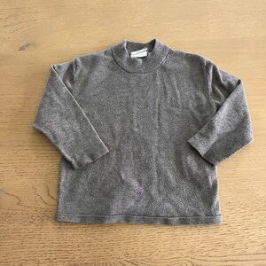 Zara taupe mock neck sweater sz 12-18 months